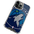 NBA Minnesota Timberwolves Large Logo iPhone 15 Pro Clear Case
